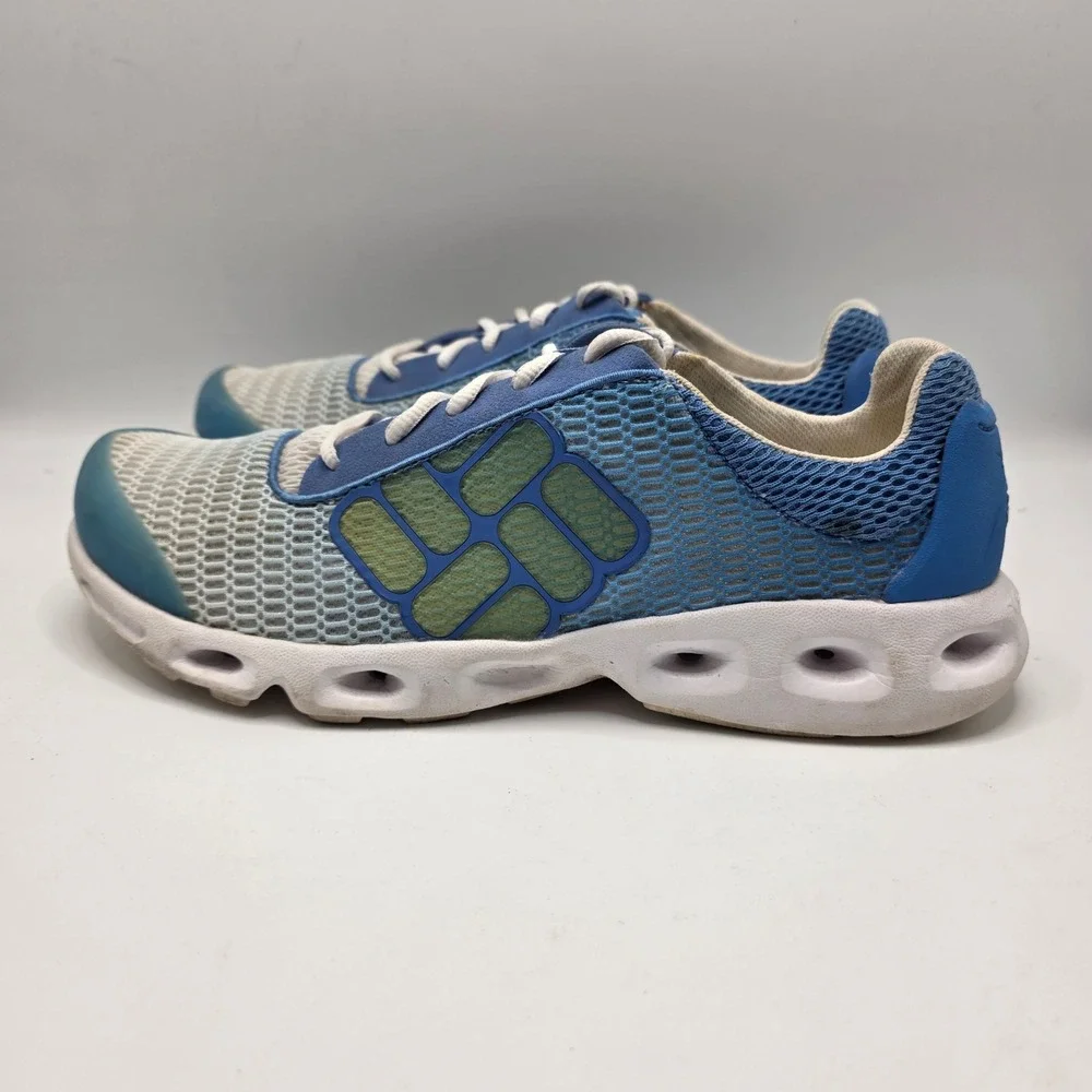 Columbia Drainmaker Water‎ Shoes Womens 10 Blue Good Mesh Breathable Hiking